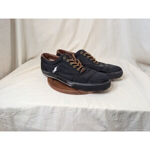 Polo Ralph Lauren Vaughn men's Size 12d black nylon casual sneakers
